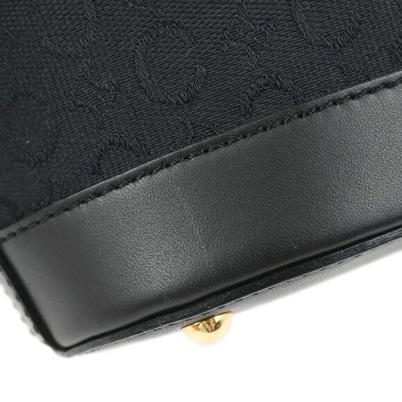 Celine Black Canvas C Macadam Tote Handbag MC00/2 177250 - Picture 4 of 10